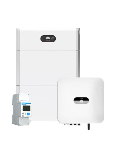 Single-phase storage system 4kW Huawei inverter + 2 LUNA2000 5kWh lithium batteries + BMS