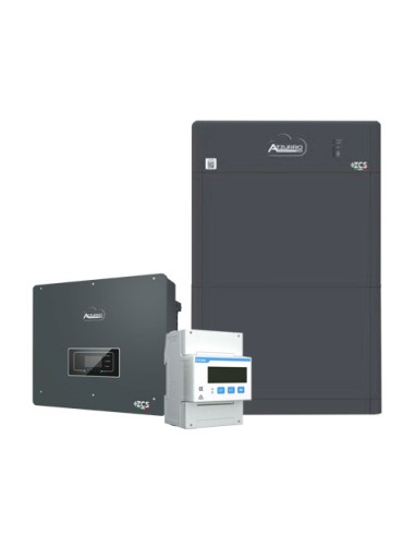 Three-phase storage system 6kW Zucchetti inverter + 2 HV ZBT 5K 5.12kWh lithium batteries