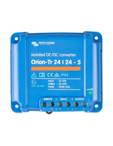 Orion-Tr DC-DC voltage converter Isolated 24/24-5A 120W Victron Energy - ORI242410110R