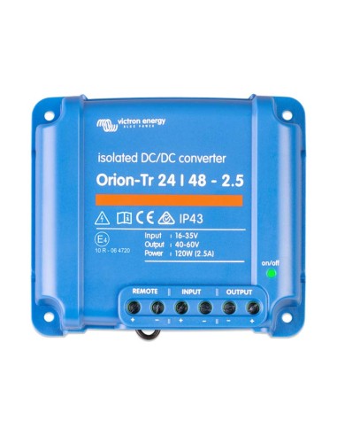 Orion-Tr DC-DC voltage converter Isolated 24/48-2.5A 120W Victron Energy - ORI244810110