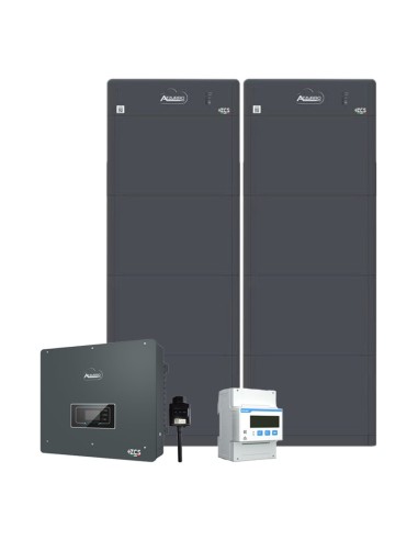 Three-phase storage system 10kW Zucchetti inverter + 8 HV ZBT 5K 5.12kWh lithium batteries