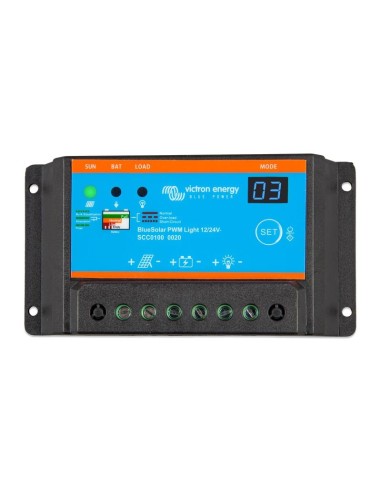 BlueSolar Light PWM Charge Controller 30A 12/24V Automatic Victron Energy - SCC010030020