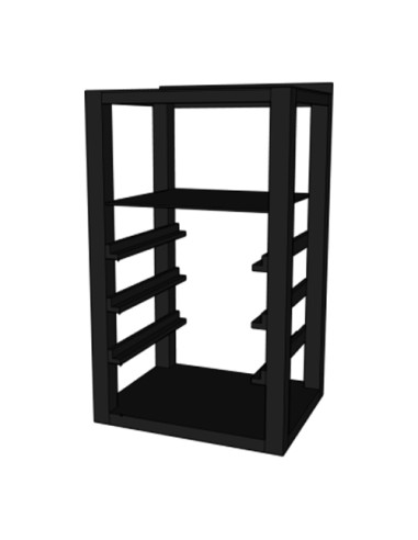 Rack cabinet for up to 4 H48050 Pylontech lithium battery modules - ZST-RACK-H0