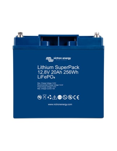 SuperPack lithium battery 20Ah 12.8V Smart Victron Energy - BAT512020705