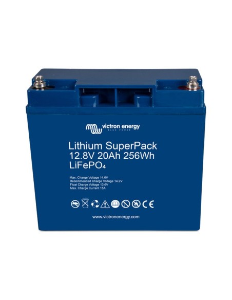 SuperPack Lithium Battery 20Ah 12.8V Smart Victron Energy - BAT512020705