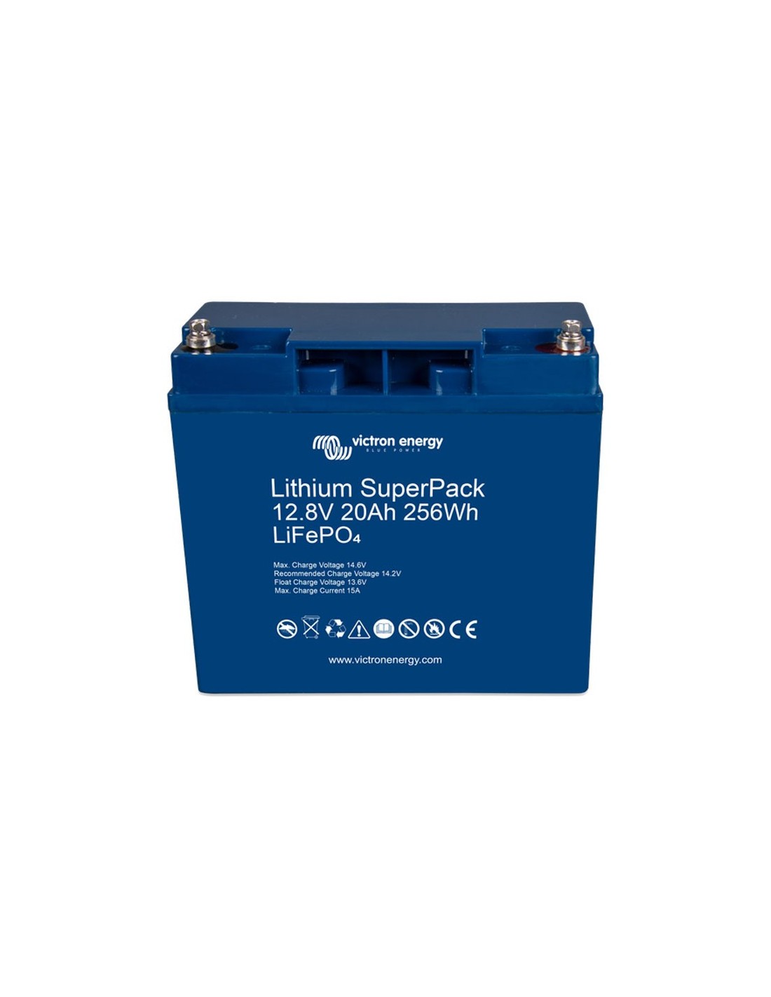 SuperPack Lithium Battery 20Ah 12.8V Smart Victron Energy - BAT512020705