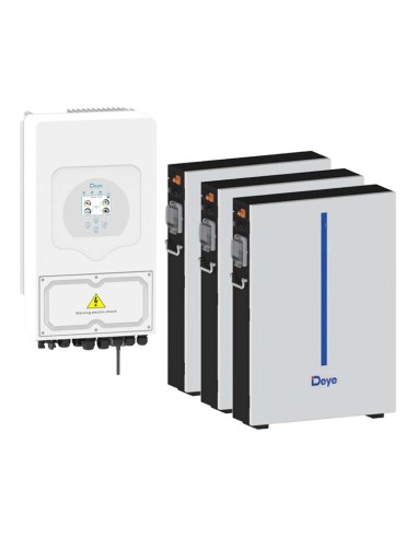 Single-phase storage system 6kW SG03LP1 DEYE inverter + 3 RW-M 6.14kWh lithium batteries