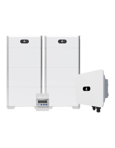 Three-phase storage system 25kW Huawei inverter + 6 LUNA2000 5kWh lithium batteries + 2 BMS