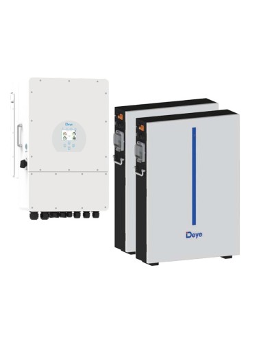 Three-phase storage system 12kW SG04LP3 DEYE inverter + 2 RW-M 6.14kWh lithium batteries