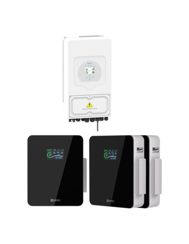 Single-phase storage system 6kW Deye inverter + 3 Xcellent 5.12kWh lithium batteries