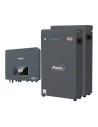 Single-phase storage system 4kW inverter Zucchetti + 2 LV ZSX5000 S 5.1kWh lithium batteries