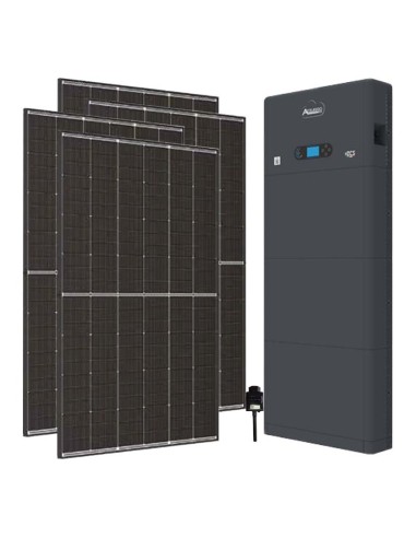 Kit fotovoltaico monofase 6300W inverter 5kW Zucchetti All in one + 1 batteria al litio HV ZBT 5K 5.12kWh | PuntoEnergia Italia