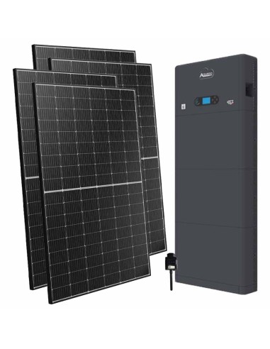 Kit fotovoltaico monofase 4250W inverter 3kW Zucchetti All in one + 1 batteria al litio HV ZBT 5K 5.12kWh | PuntoEnergia Italia