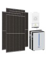 Kit fotovoltaico monofase 4500W inverter 3.6kW SG03LP1 DEYE + 2 batterie al litio RW-M 6.14kWh | PuntoEnergia Italia