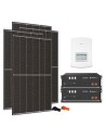 Kit fotovoltaico monofase 4050W inverter 3.6kW Solis + 2 batterie al litio Pylontech US5000 4.8kWh | PuntoEnergia Italia