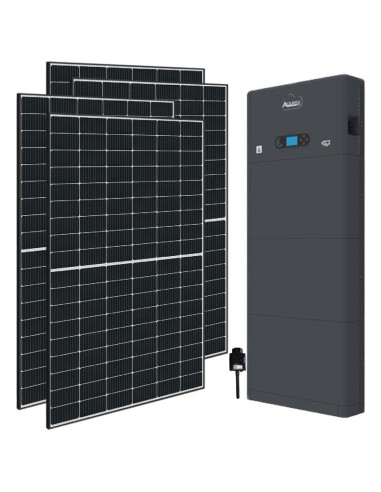 Kit fotovoltaico monofase 3045W inverter 3kW Zucchetti All in one + 1 batteria al litio HV ZBT 5K 5.12kWh | PuntoEnergia Italia