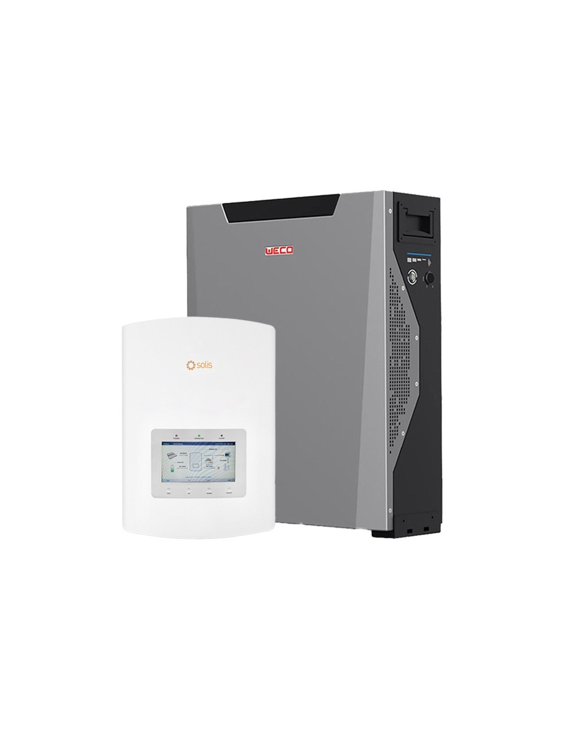 Sistema Di Accumulo Monofase Inverter Kw Solis Batteria Al Litio