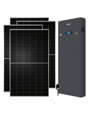 Kit fotovoltaico monofase 3000W inverter 3kW Zucchetti All in one + 1 batteria al litio HV ZBT 5K 5.12kWh | PuntoEnergia Italia