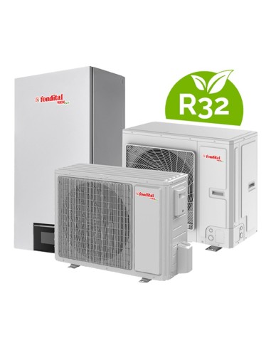 Pompa di calore 4kW aria-acqua splittata inverter FONDITAL modello Procida AWS X4 | PuntoEnergia Italia