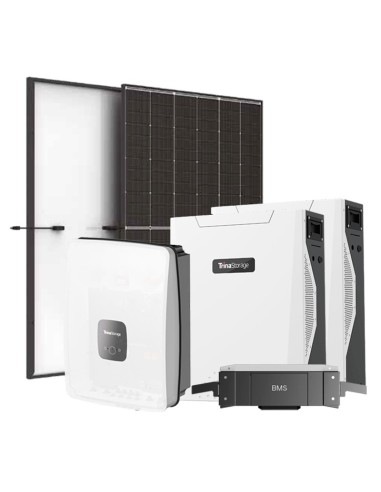 Kit fotovoltaico monofase 6230W TrinaStorage NEXEOS inveter 6kW + 2 batterie al litio 5.3kWh | PuntoEnergia Italia