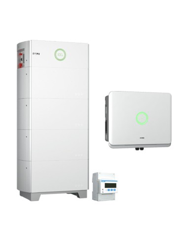 Sistema di accumulo trifase inverter H2-8K-T2 8kW SAJ + 2 batterie al litio 5kWh BU2-5.0-HV1 | PuntoEnergia Italia