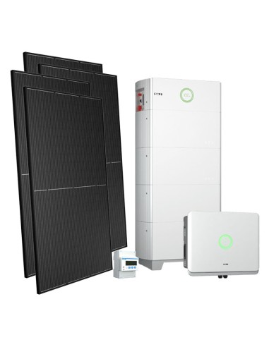 Kit fotovoltaico trifase 8000W inverter H2-8K-T2 8kW SAJ + 2 batterie al litio 5kWh BU2-5.0-HV1 | PuntoEnergia Italia