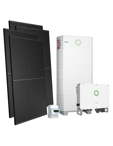 Kit fotovoltaico trifase 15000W inverter H2-15K-T3 15kW SAJ + 2 batterie al litio 5kWh BU2-5.0-HV1 | PuntoEnergia Italia