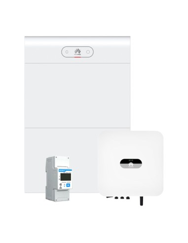 Single-phase storage system 6kW Huawei inverter + 2 LUNA2000 7kWh S1 lithium batteries + BMS