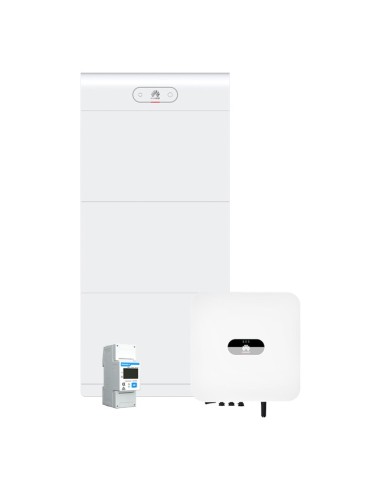 Single-phase storage system 6kW Huawei inverter + 3 LUNA2000 7kWh S1 lithium batteries + BMS