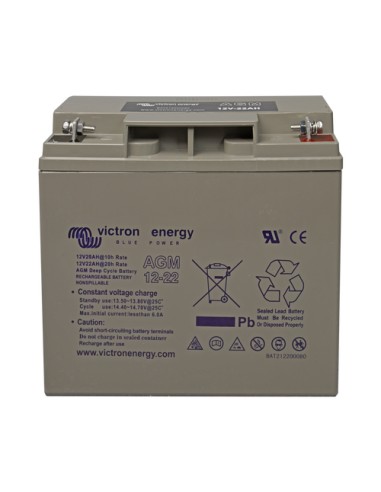 22Ah 12V AGM Deep Cycle battery Victron Energy - BAT212200084