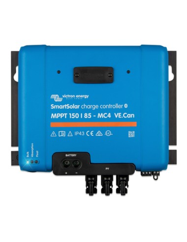 SmartSolar MPPT charge controller 150/85 MC4 VE. Can 150Voc 85A Victron Energy - SCC115085511